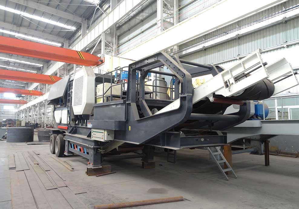 石英石移動(dòng)破碎站