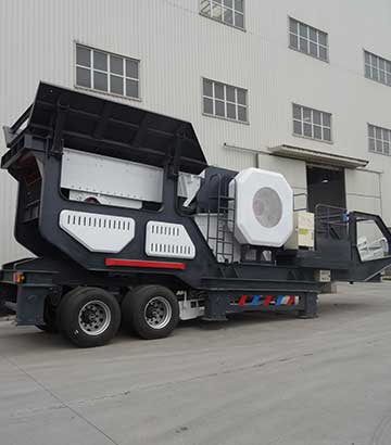 石英石移動(dòng)破碎站