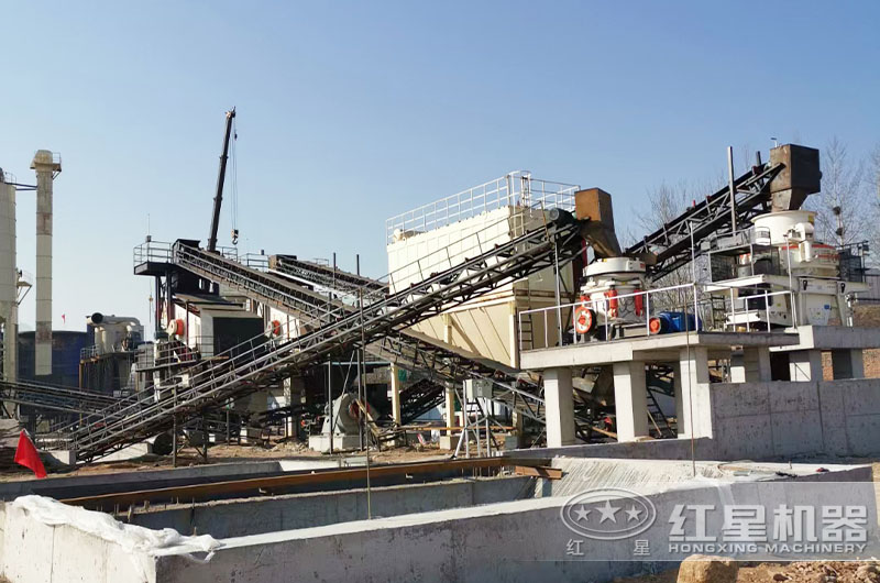 標(biāo)準(zhǔn)完備型912機(jī)砂石料生產(chǎn)線現(xiàn)場