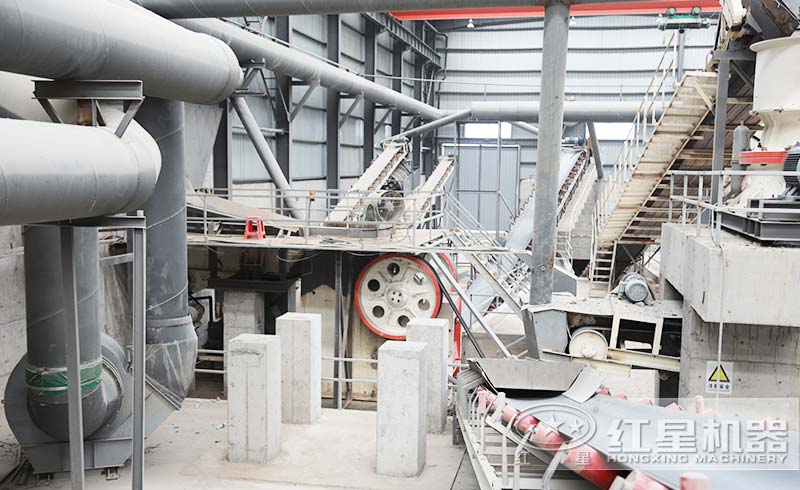 鄂破+圓錐破，江蘇客戶全封閉環(huán)保廠房