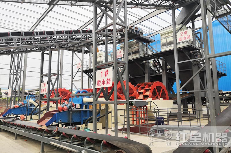 洗砂機(jī)洗選作業(yè)現(xiàn)場 洗砂機(jī)洗選作業(yè)現(xiàn)場