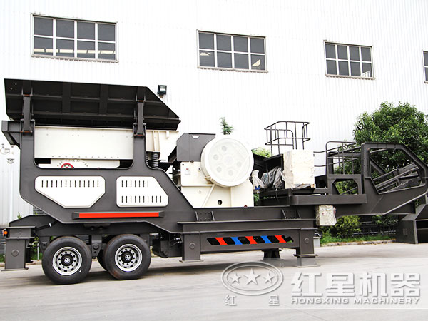 移動(dòng)型河卵石自動(dòng)破碎機(jī)