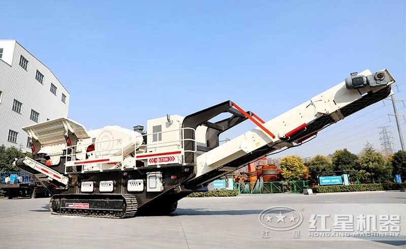 履帶式液壓巖石破碎機(jī)實拍圖