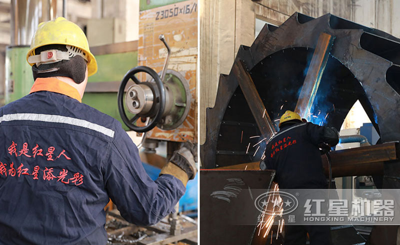 紅星設備制造現(xiàn)場