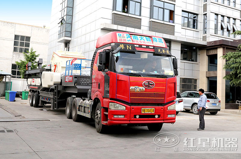 車(chē)輪移動(dòng)式打沙機(jī)發(fā)貨了