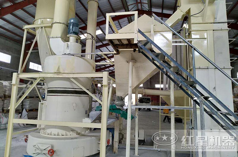 菲律賓客戶(hù)現(xiàn)場(chǎng)雷蒙磨粉機(jī)近景圖