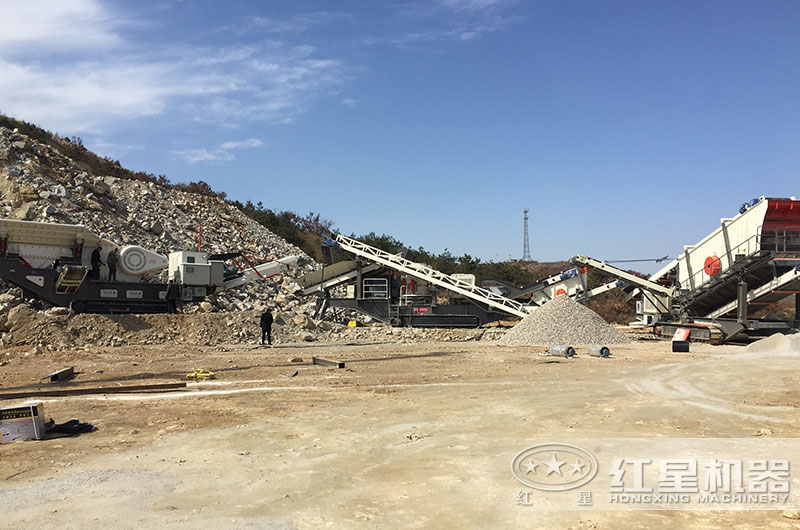 履帶式移動建筑垃圾破碎機(jī)