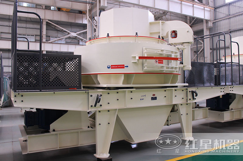 一小時100噸煤矸石制砂機(jī)實拍