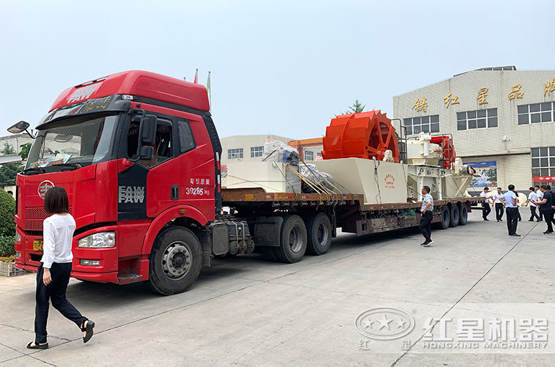 石頭磨沙機(jī)器發(fā)貨現(xiàn)場(chǎng)圖