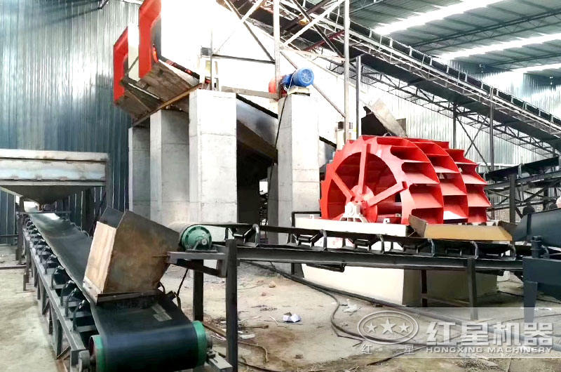 洗砂機設(shè)備作業(yè)圖 洗砂機設(shè)備作業(yè)圖