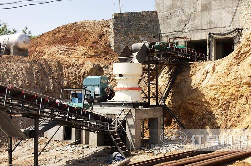 時產(chǎn)200噸制砂生產(chǎn)線現(xiàn)場，