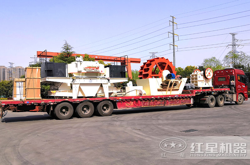 全套石頭加工沙子機器發(fā)往浙江