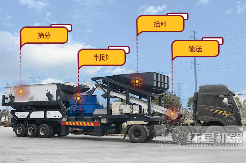 移動式建筑垃圾制砂機(jī)實(shí)拍圖