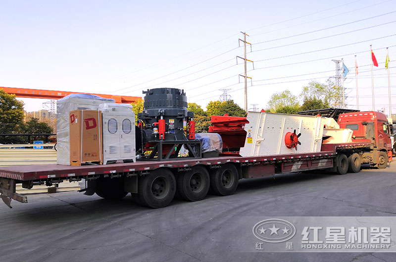 2200型彈簧圓錐破碎機(jī)發(fā)貨 2200型彈簧圓錐破碎機(jī)發(fā)貨