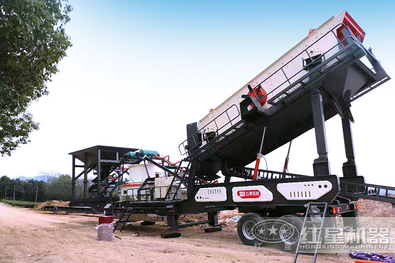 HVI制砂機配置于移動式設備中，價格更貴