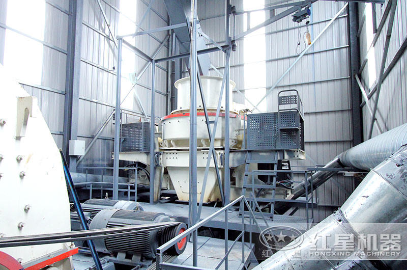 新型制砂機現(xiàn)場應用